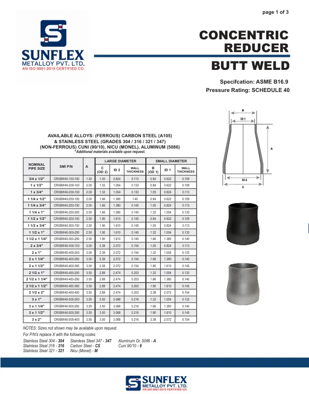 Buttweld Elbow Schedule 40